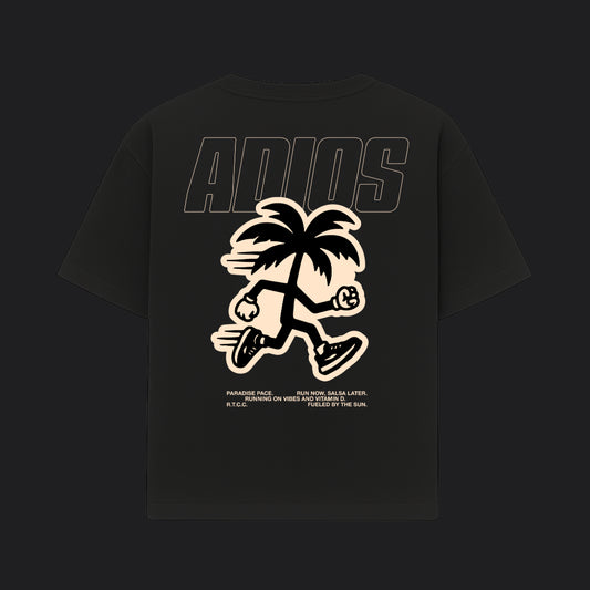 Run Tulum Black T-Shirt