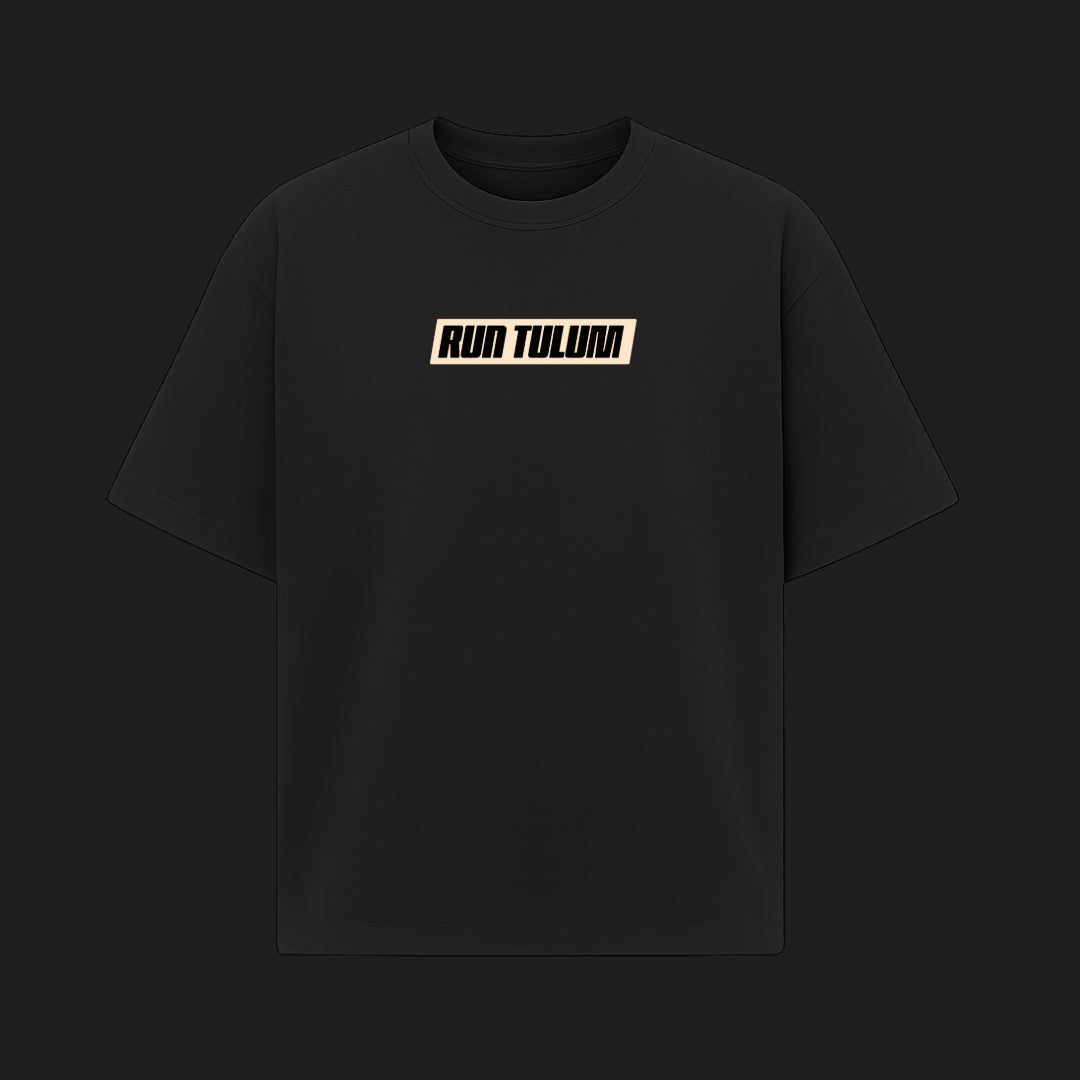 Run Tulum Black T-Shirt